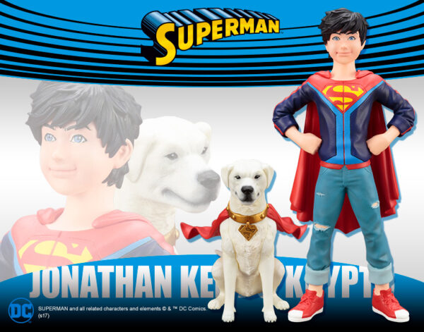 DC COMICS SUPERSONS JONATHAN KENT & KRYPTO 2PK ARTFX+ STATUE