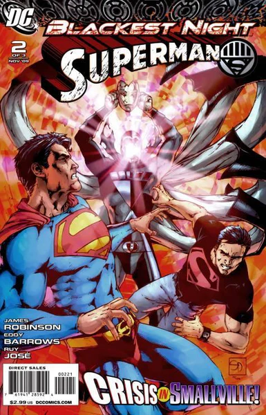 BLACKEST NIGHT SUPERMAN #2 (OF 3) VAR ED
