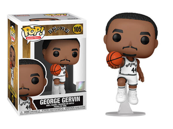 POP NBA LEGENDS GEORGE GERVIN SPURS HOME VIN FIG