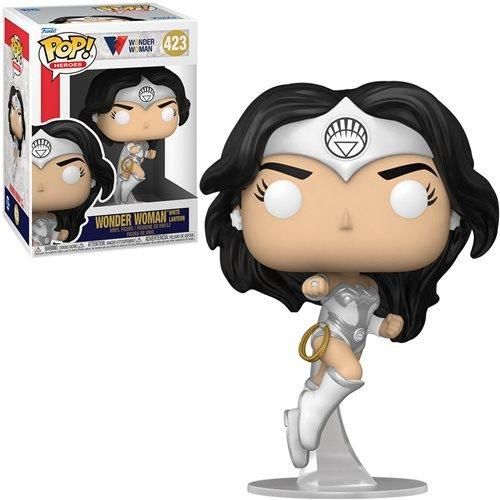 POP HEROS WONDER WOMAN 80TH WHITE LANTERN WONDER WOMAN FIG