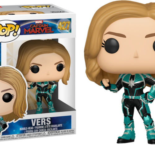 POP MARVEL CAPTAIN MARVEL VERS VINYL FIG