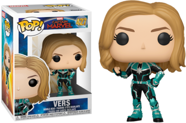POP MARVEL CAPTAIN MARVEL VERS VINYL FIG