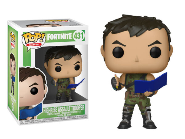 fortnite431 POP GAMES FORTNITE S1 HIGHRISE ASSAULT TROOPER VINYL FIG