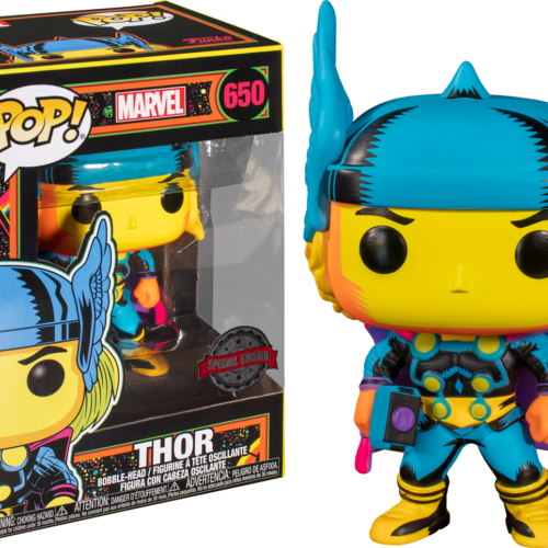 POP BLACK LIGHT THOR VINYL FIGURE