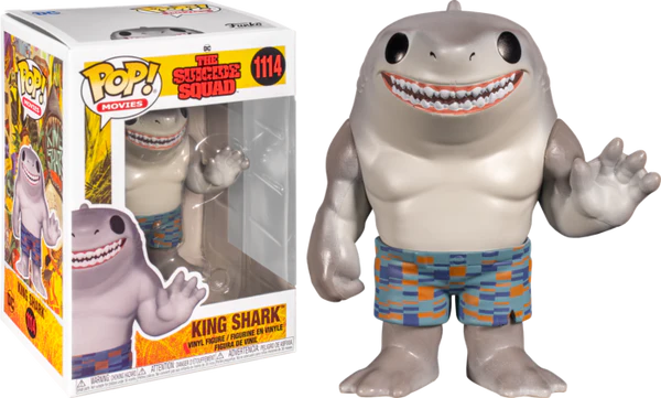 POP MOVIES SUICIDE SQUAD 2021 KING SHARK VIN FIG