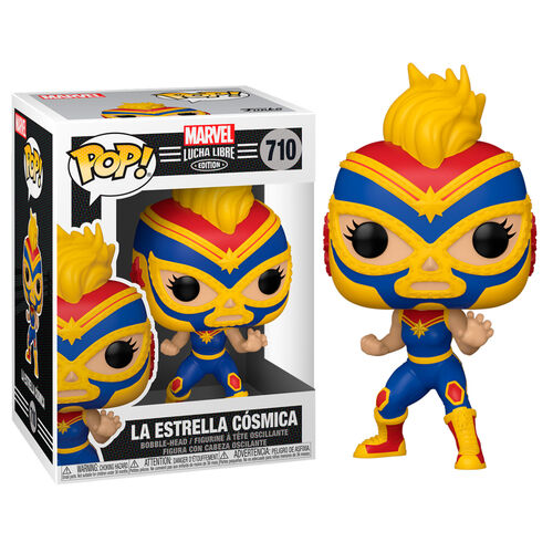 POP MARVEL LUCHADORES CAPTAIN MARVEL VINYL FIGURE