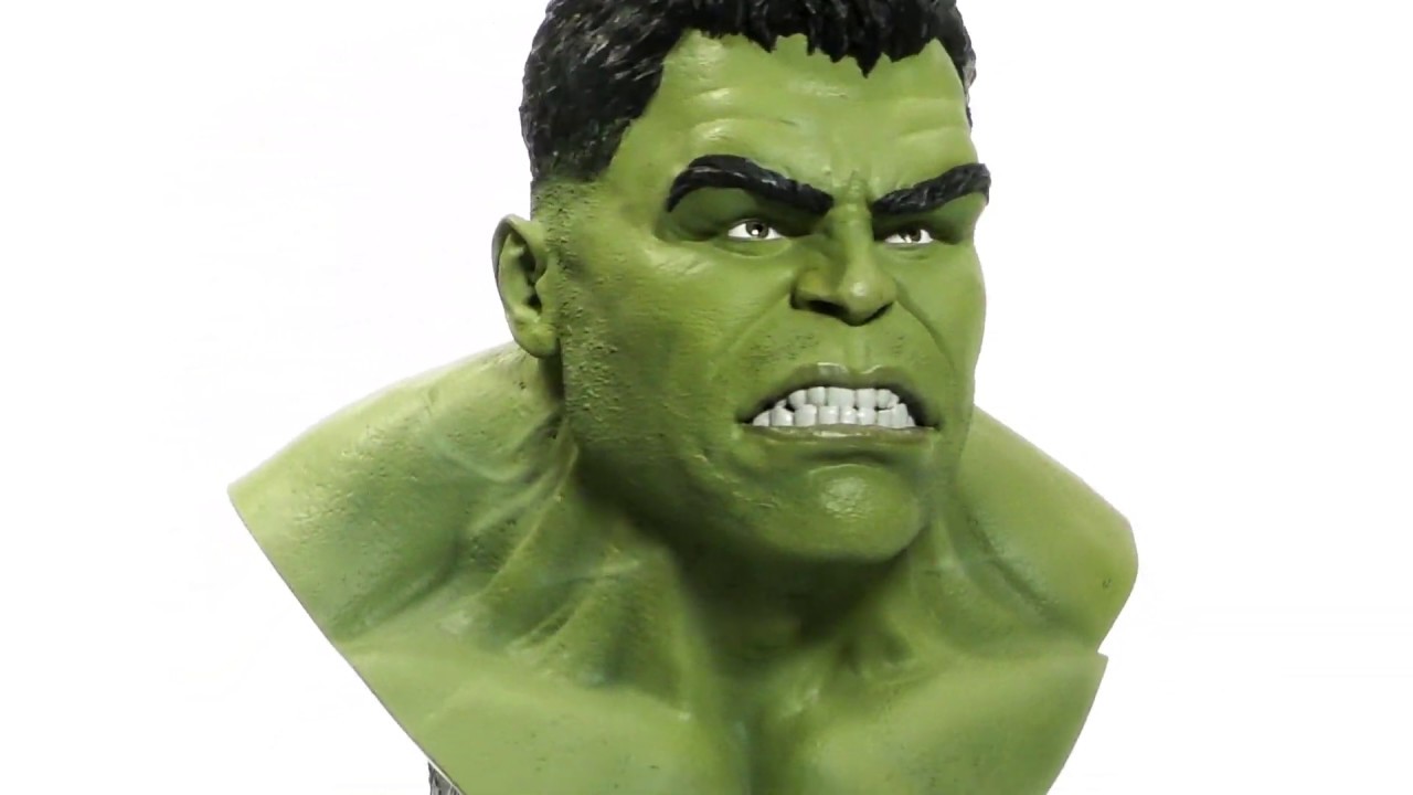 maxresdefault LEGENDS IN 3D MARVEL MOVIE THOR RAGNAROK HULK 1/2 SCALE BUST