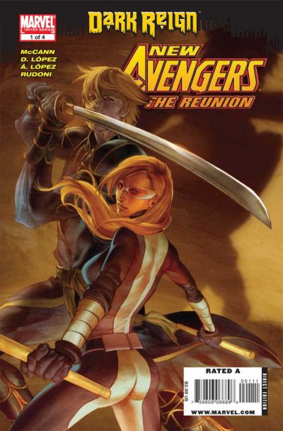 newavengersthereunion01 NEW AVENGERS REUNION #1 - #4 ( COMPLETE SET )