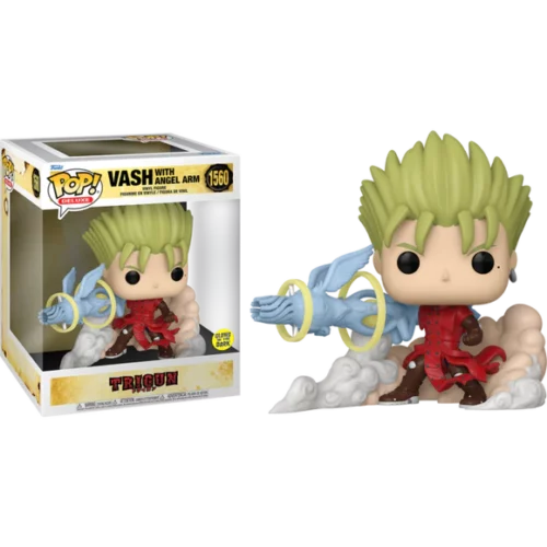 POP DELUXE TRIGUN VASH W/ ANGEL ARM VIN FIG