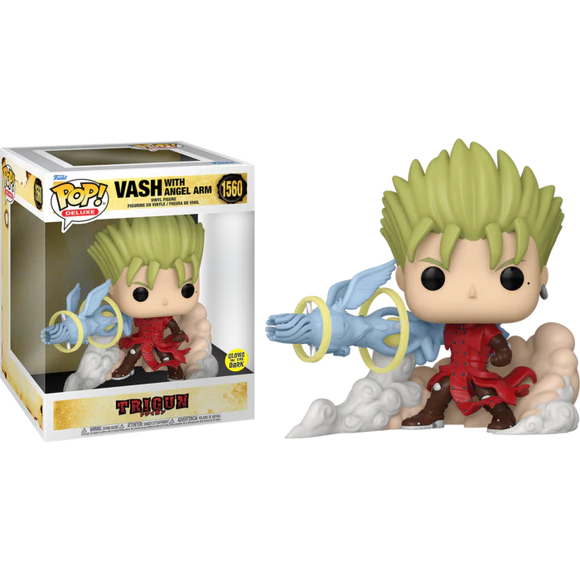 POP DELUXE TRIGUN VASH W/ ANGEL ARM VIN FIG