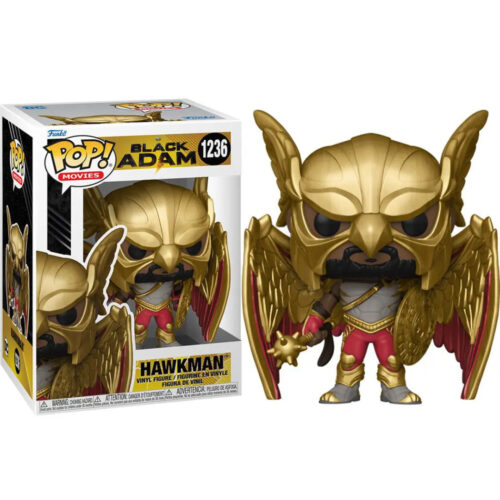 POP DELUXE BLACK ADAM HAWKMAN VIN FIG