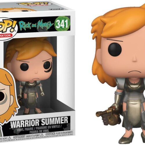 POP RICK & MORTY WARRIOR SUMMER VINYL FIGURE