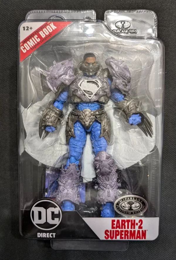 s-l1600-4 DC DIRECT 7IN WV5 EARTH-2 SUPERMAN PLATINUM EDITION AF W/COMIC