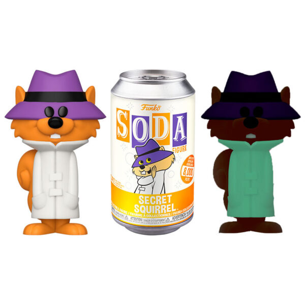 VINYL SODA HB SECRET SQUIRREL W/ CHASE