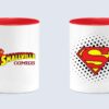 SMALLVILLE COMICS WHITE LOGO MUG