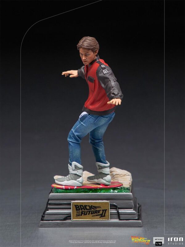 thumbnail-1-2 Iron Studios Back To The Future Part II Marty Mcfly On Hoverboard 1/10 Scale Statue