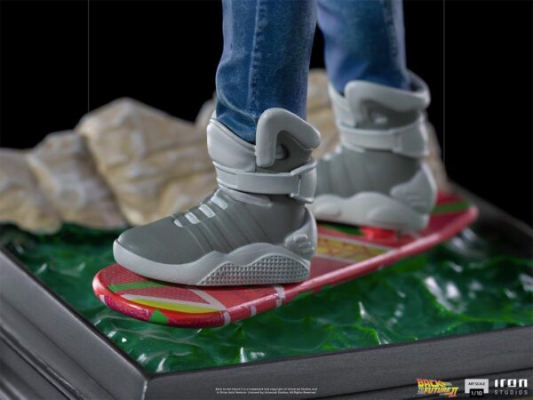 thumbnail-4-2 Iron Studios Back To The Future Part II Marty Mcfly On Hoverboard 1/10 Scale Statue