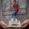 Iron Studios Back To The Future Part II Marty Mcfly On Hoverboard 1/10 Scale Statue