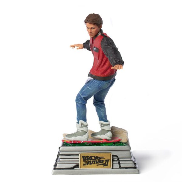thumbnail-7 Iron Studios Back To The Future Part II Marty Mcfly On Hoverboard 1/10 Scale Statue