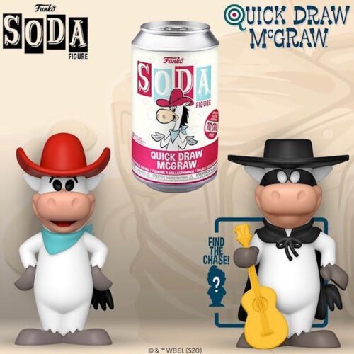 VINYL SODA HANNA BARBERA QUICK DRAW MCGRAW W/ CHASE