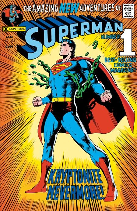 0225DC029 SUPERMAN #233 FACSIMILE EDITION CVR A NEAL ADAMS