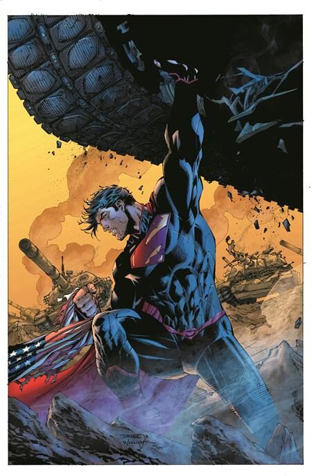 0225DC811 SUPERMAN DAY 2025 - SUPERMAN UNCHAINED THE DELUXE EDITION HC VARIANT DUST JACKET