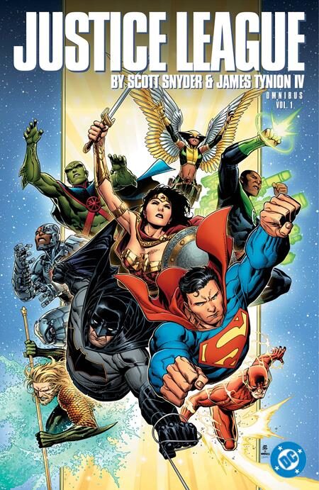 1224DC213 JUSTICE LEAGUE BY SCOTT SNYDER AND JAMES TYNION IV OMNIBUS HC VOL 01