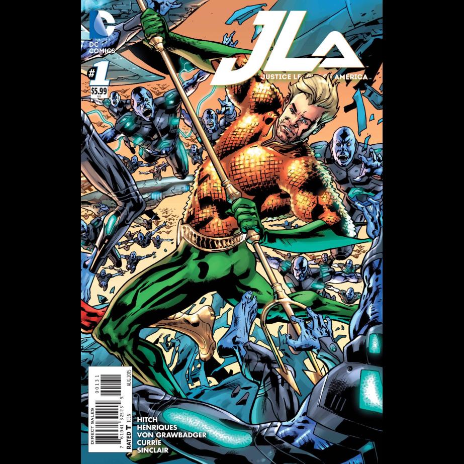JUSTICE LEAGUE OF AMERICA #1 AQUAMAN VAR ED