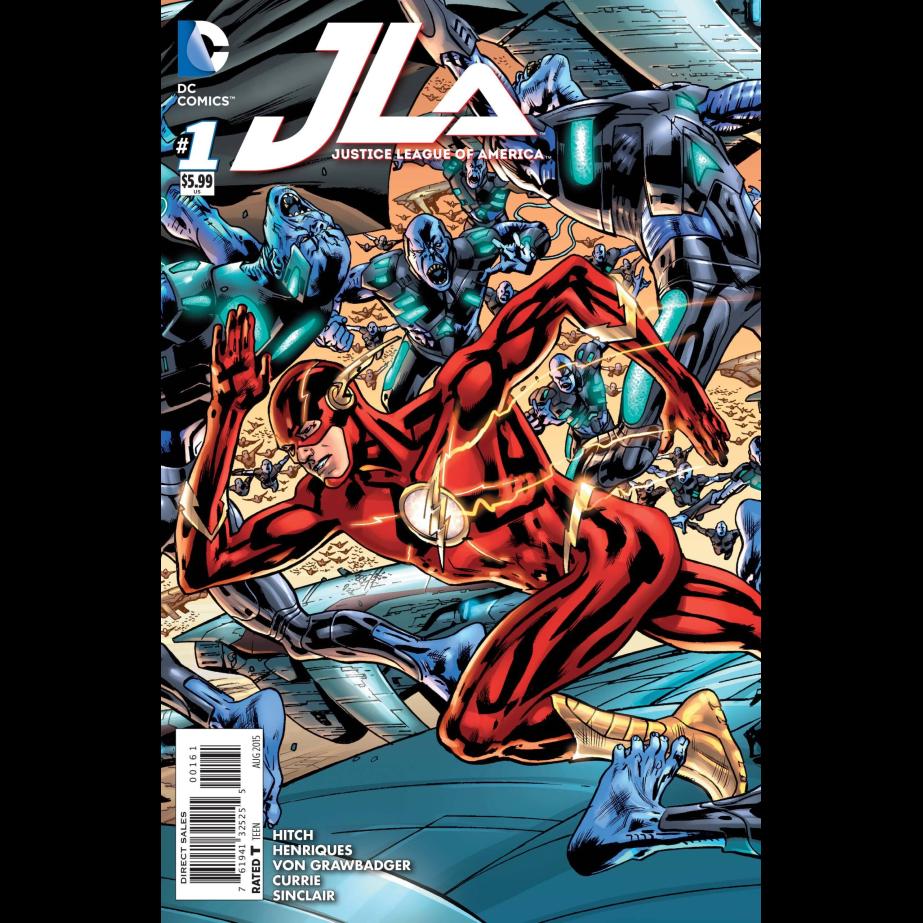 JUSTICE LEAGUE OF AMERICA #1 THE FLASH VAR ED