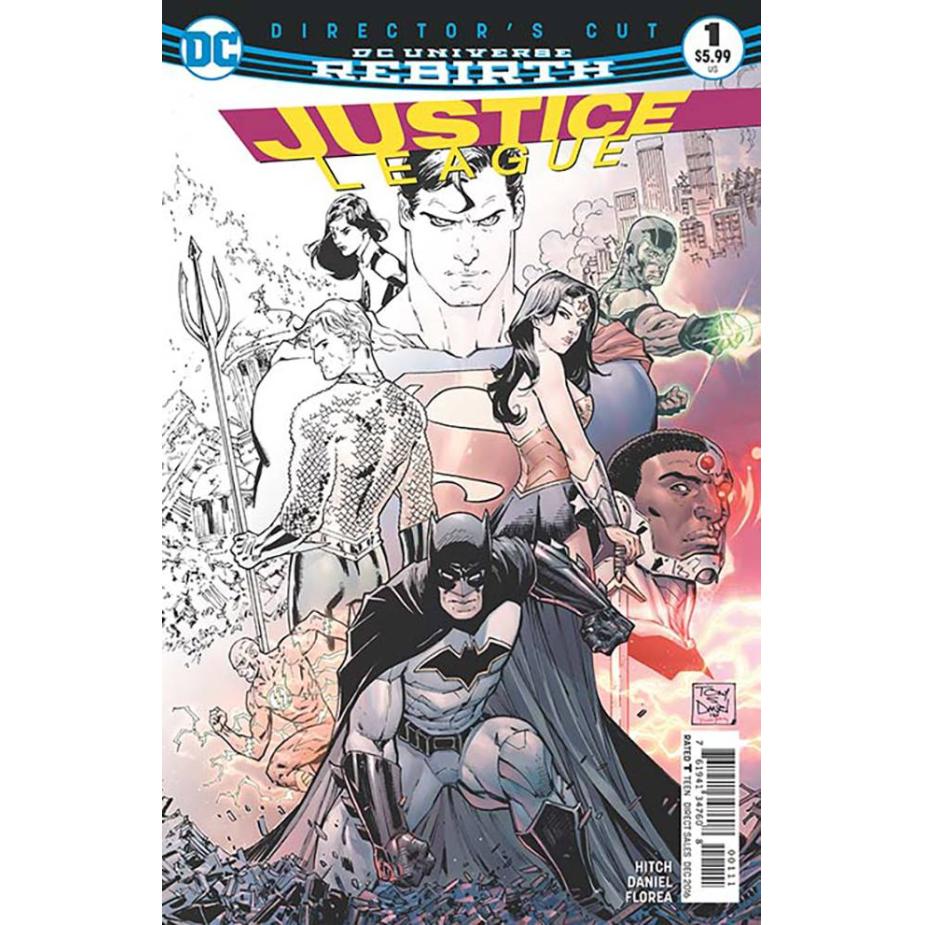 STL021010 JUSTICE LEAGUE #1 DIRECTORS CUT - #5 ( SET )