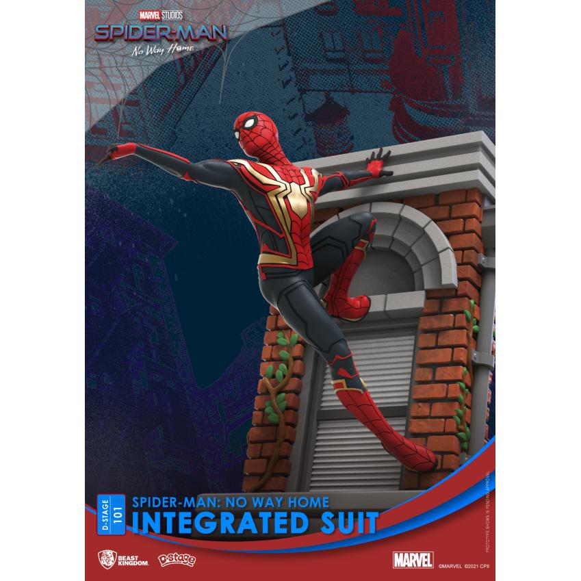 STL220172_1 SPIDER-MAN NO WAY HOME DS-101 INTEGRATED SUIT 6IN STATUE