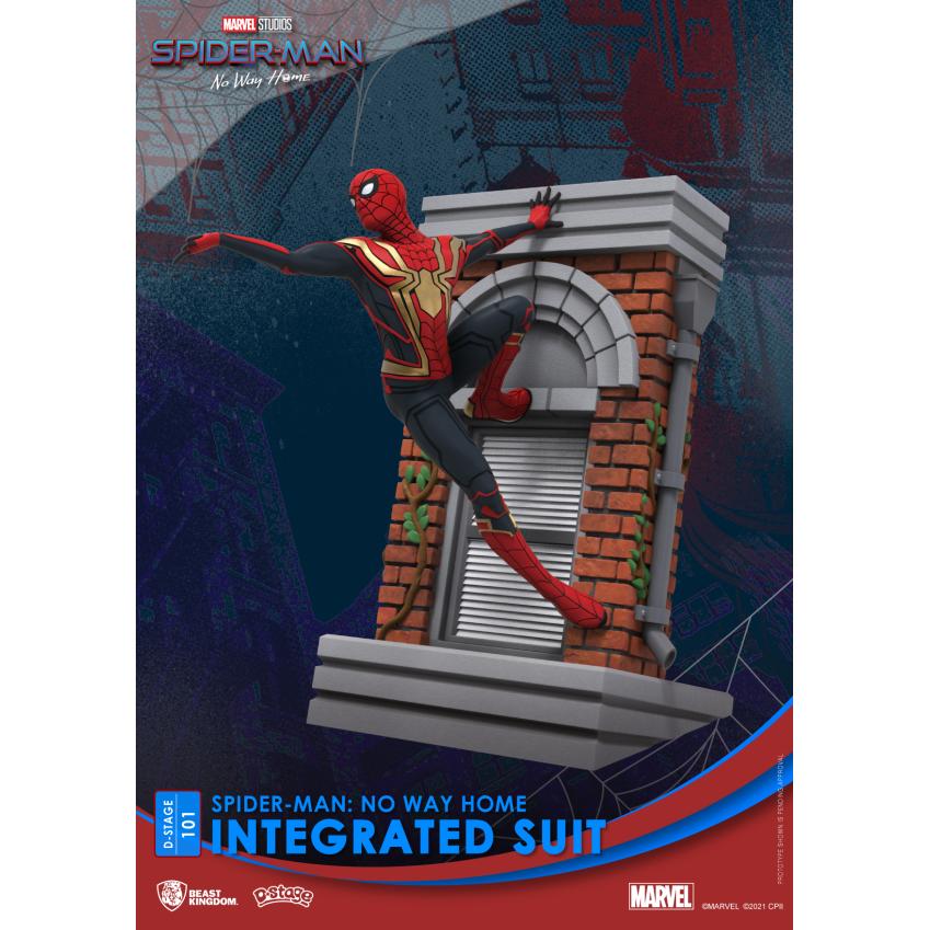 STL220172_2 SPIDER-MAN NO WAY HOME DS-101 INTEGRATED SUIT 6IN STATUE