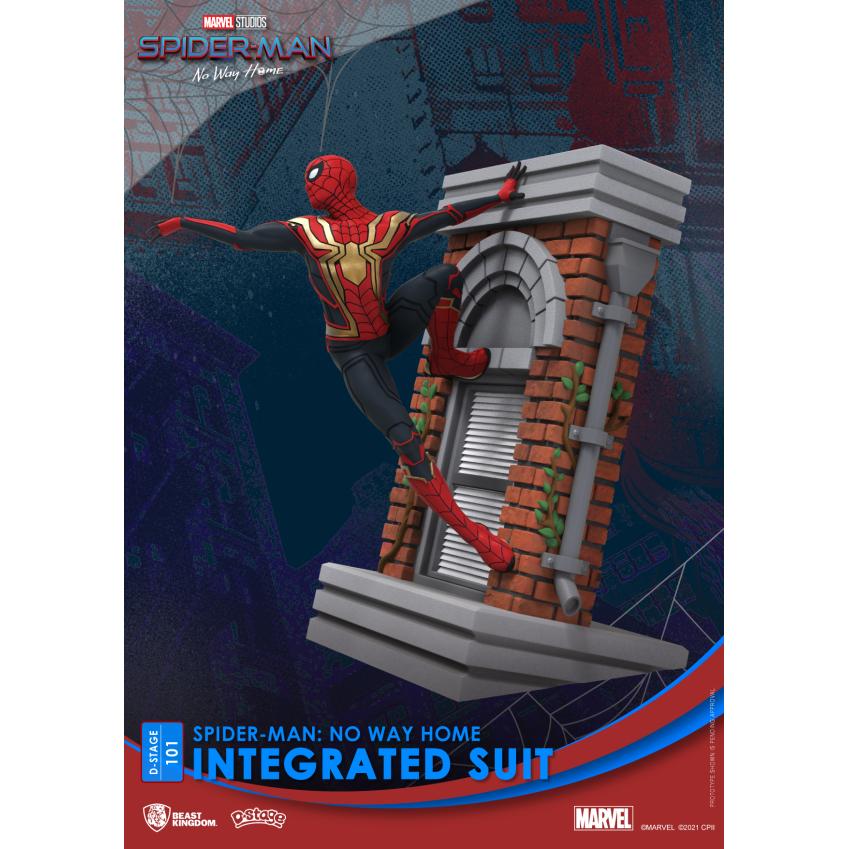 STL220172_3 SPIDER-MAN NO WAY HOME DS-101 INTEGRATED SUIT 6IN STATUE