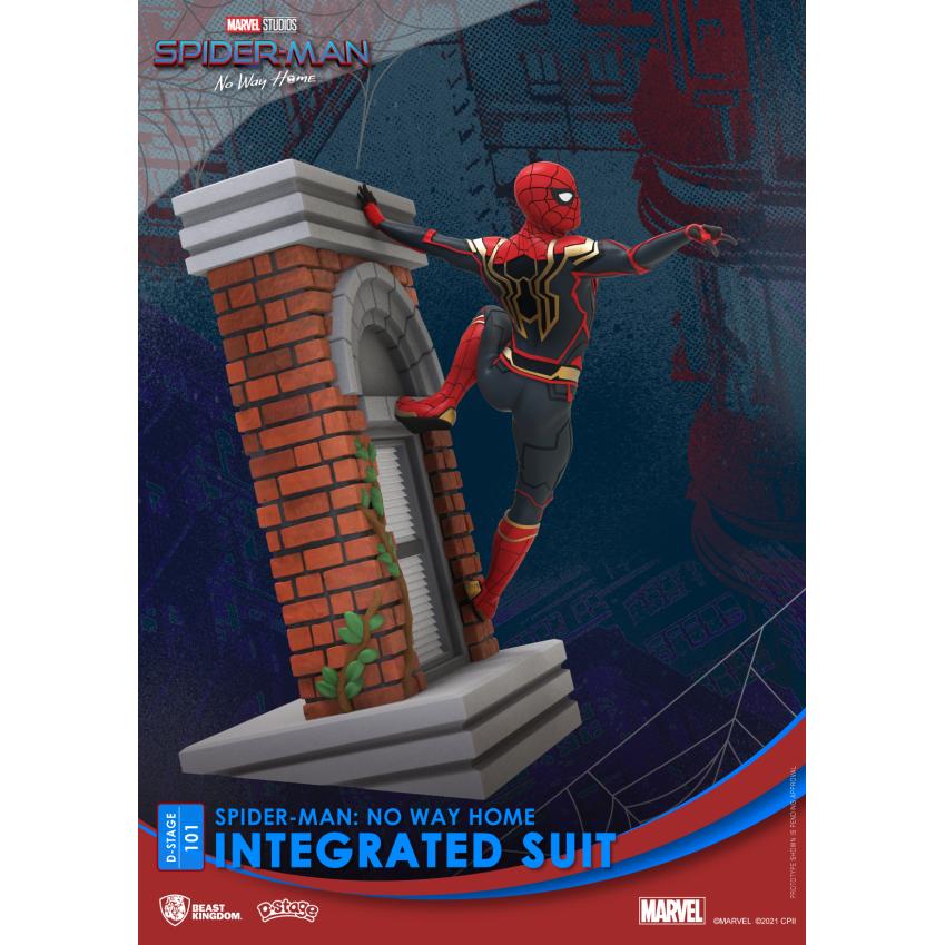STL220172_4 SPIDER-MAN NO WAY HOME DS-101 INTEGRATED SUIT 6IN STATUE