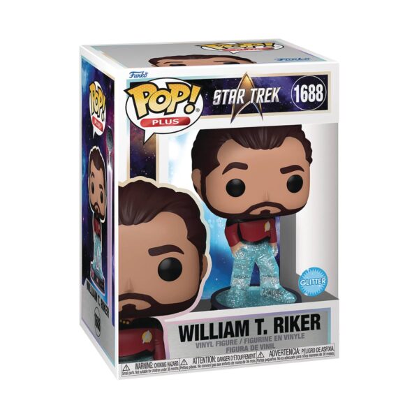 STL337495 POP PLUS STAR TREK TRANSPORTER RIKER FIG