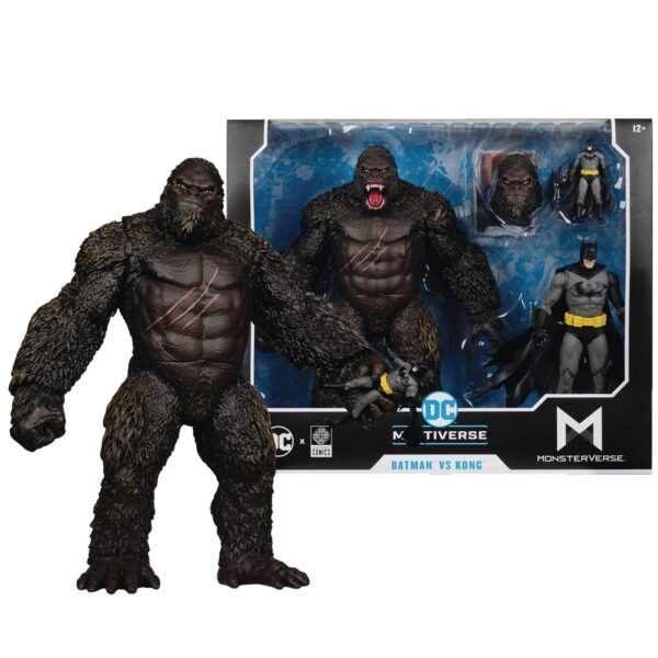 STL338525 DC JL MONSTERVERSE BATMAN V KONG FIGURE 2PK