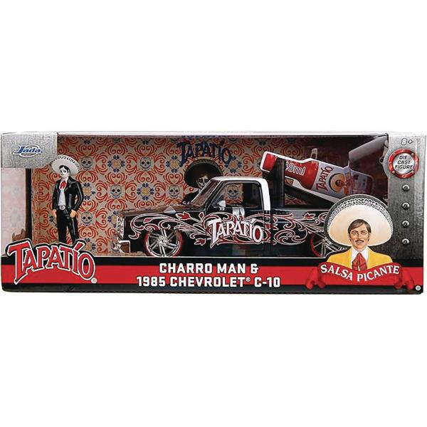 STL361677 HWR TAPATIO DAY DEAD 85 CHEVY C10 W/ FIG 1/24 DIE-CAST VEH