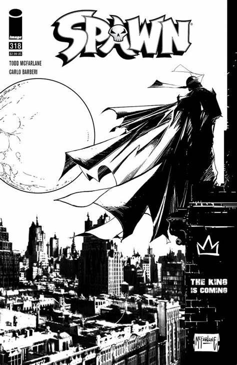 SPAWN #318 MCFARLANE B&W Variant