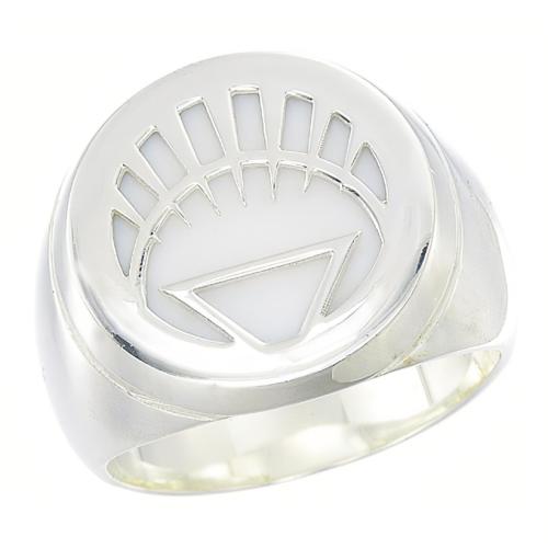 R WHITE LANTERN RING