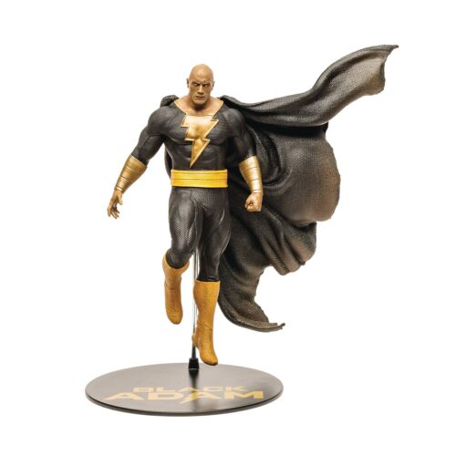 DC DIRECT BLACK ADAM 12IN FIG BY JIM LEE
