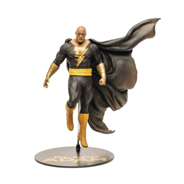 STL219078 DC DIRECT BLACK ADAM 12IN FIG BY JIM LEE