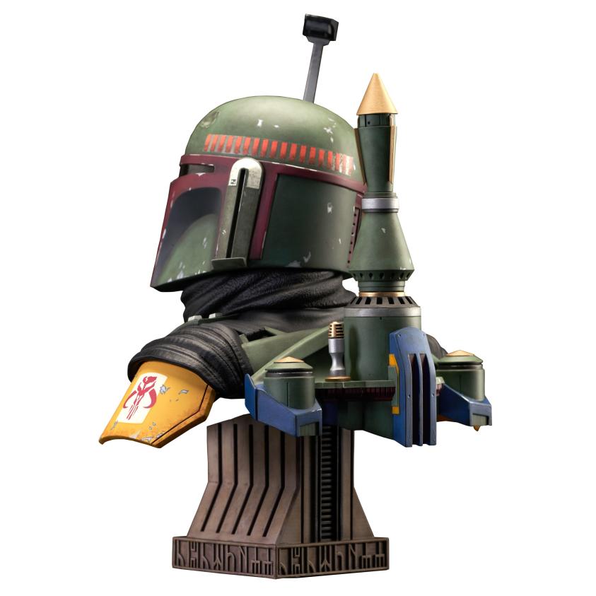 STL219380_1 STAR WARS L3D THE MANDALORIAN BOBA FETT 1/2 SCALE BUST