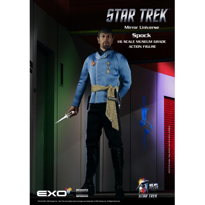 STAR TREK ORIGINAL SERIES MIRROR SPOCK 1/6 SCALE AF