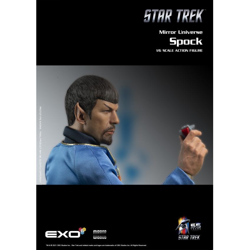 STAR TREK ORIGINAL SERIES MIRROR SPOCK 1/6 SCALE AF