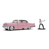 STL242177_1 HWR 1955 PINK CADILLAC FLEETWOOD W/ ELVIS 1/24 DIE-CAST VEH