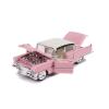 STL242177_5 HWR 1955 PINK CADILLAC FLEETWOOD W/ ELVIS 1/24 DIE-CAST VEH