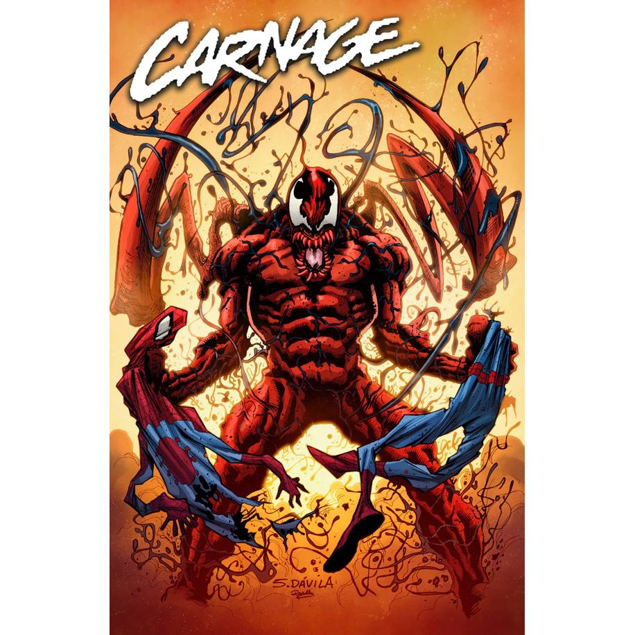 CARNAGE #4 25 COPY INCV SERGIO DAVILA VAR