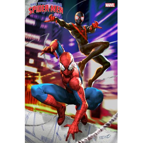 STL313094 SPECTACULAR SPIDER-MEN #3 25 COPY INCV DERRICK CHEW VAR
