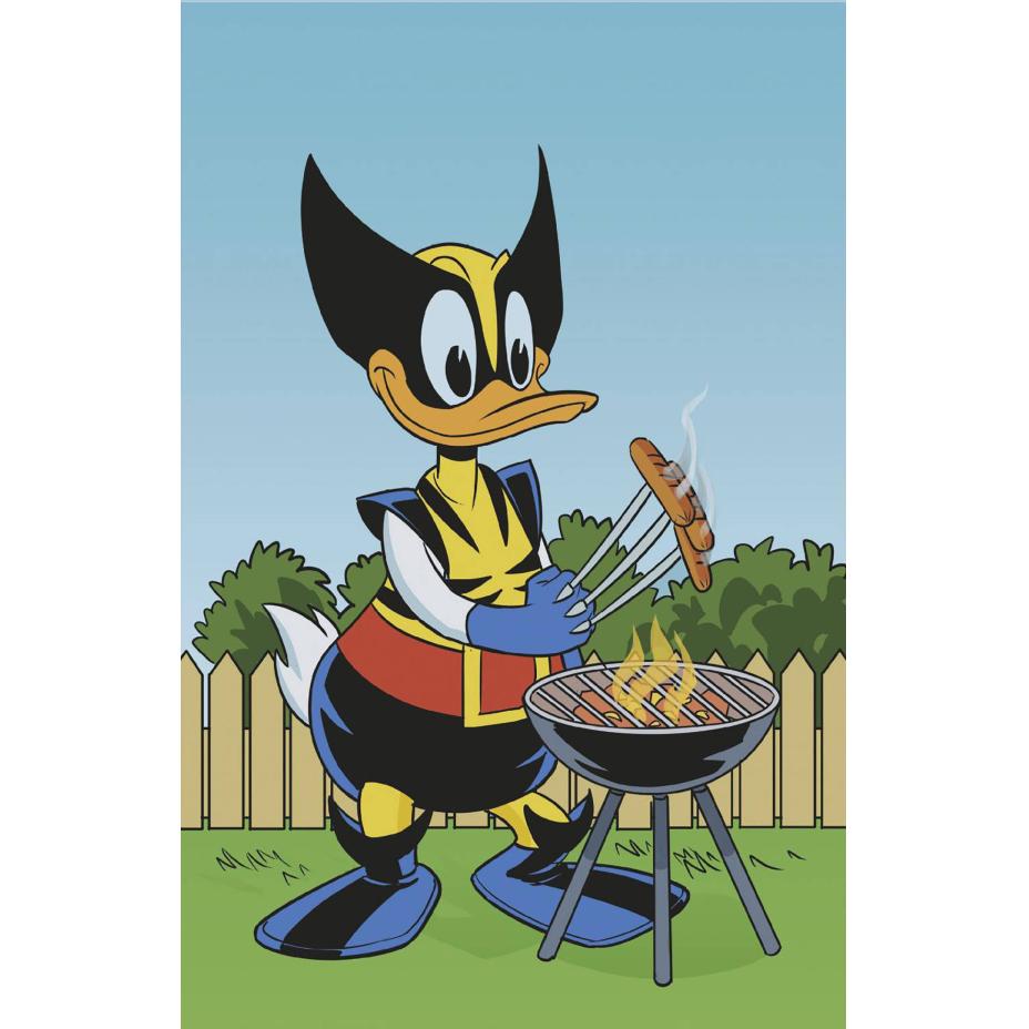WHAT IF DONALD DUCK BECAME WOLVERINE #1 50 COPY INCV VIR VAR