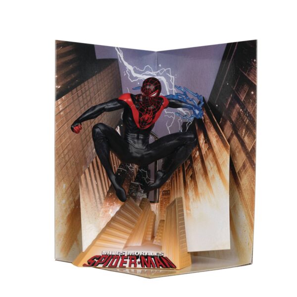 STL350895 MCFARLANE MARVEL WV2 MILES MORALES #1 1/10 SCALE FIG